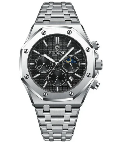 Savoi Binbond Men's Multifunctional Moon Phase Watch